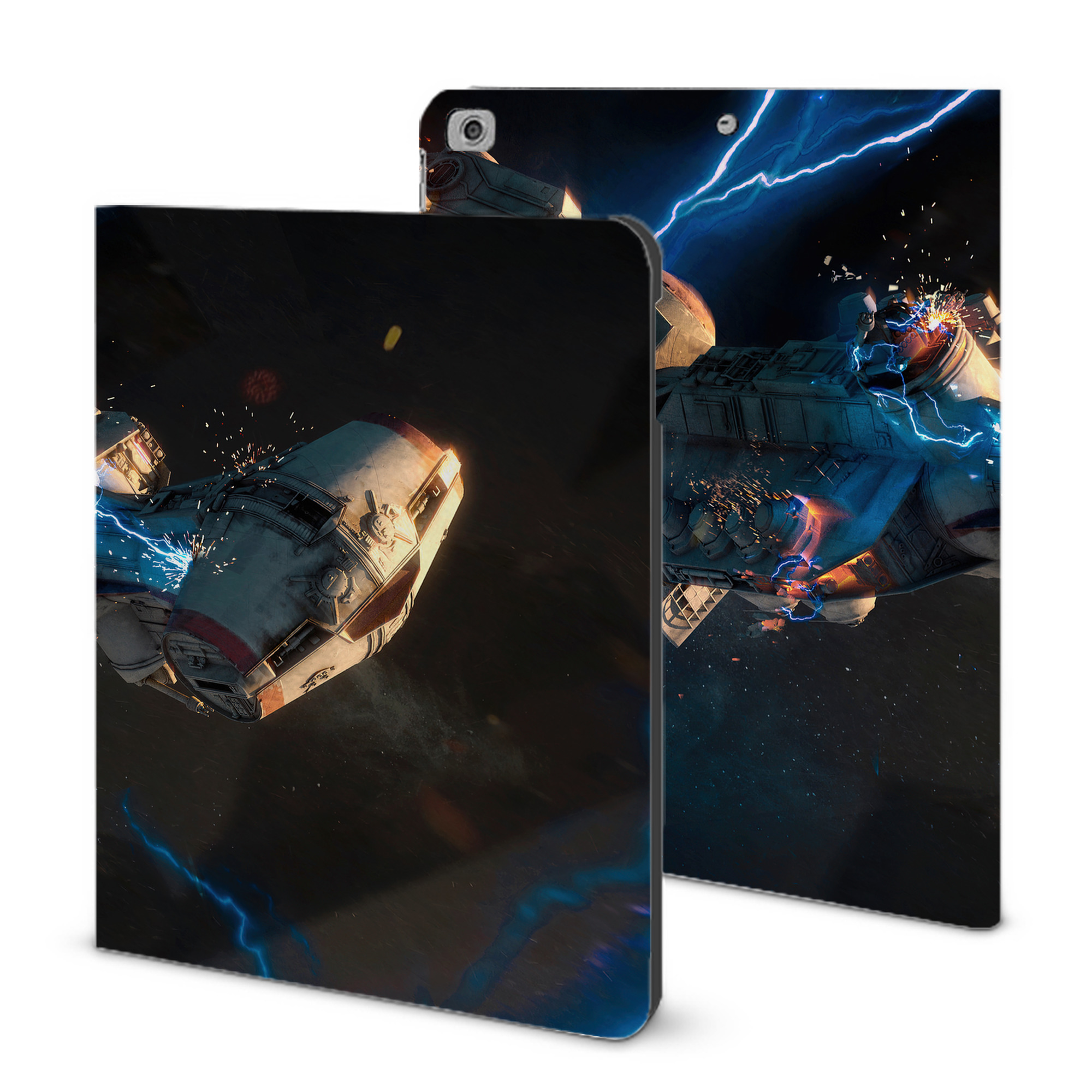 （画像用） スター・ウォーズ Star Wars IPad ケース ブック型 PUレザー TPU 耐衝撃 軽量 薄型 ペン収納なし 全面保護 IPad 各モデル対応